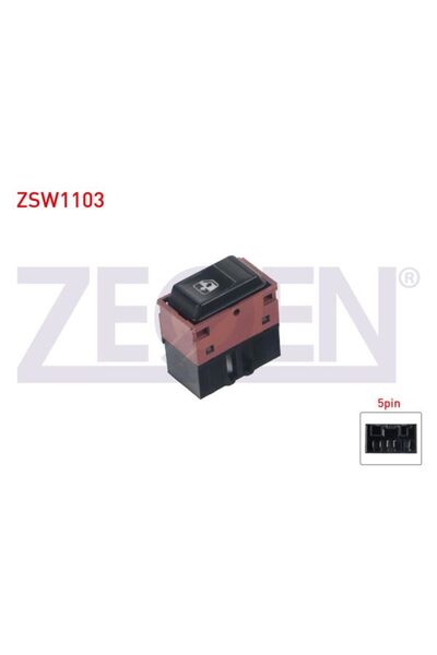 Genel Markalar CAM ACMA ANAHTARI TEKLI YESIL ISIK 5 PIN FIAT DOGAN SLX 1993-2002