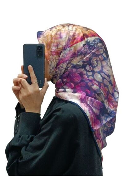 Aker İpek Krep Saten Eşarp 8896701