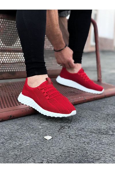 Wagoon Wg205 Red Men's Sports Shoes
