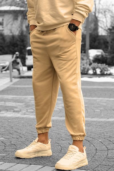 ruNadeS Ανδρικό παντελόνι Jogger με ελαστικά πόδια