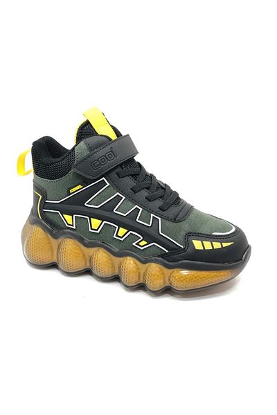 Kids Club Shoes Cool Fred Uzun-25 Bosst Orthopedic Sole Unisex Παιδικές Μπότες KHAKI
