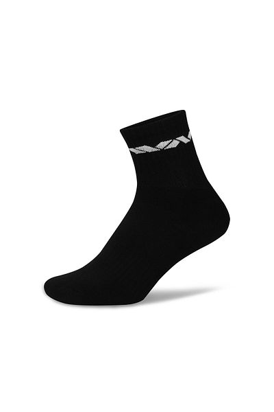 Nivia Grip Mid Calf Sports Socks (Black)  | Cotton | Light Weight | Comfortable | Stylish | Casual