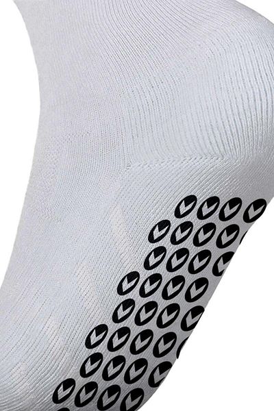 hummel White Short Football Socks - Non-Slip Sole