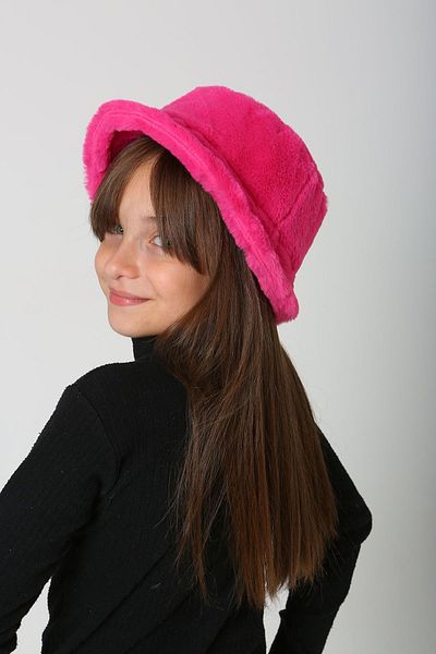 REMSA Fuchsia Plush Bucket Hat - Rkş-Ç-01 Children's Model