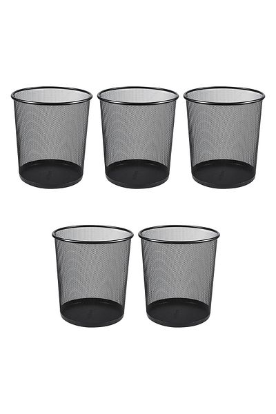 Globox Coș de gunoi Birou Metal Mesh 5 buc