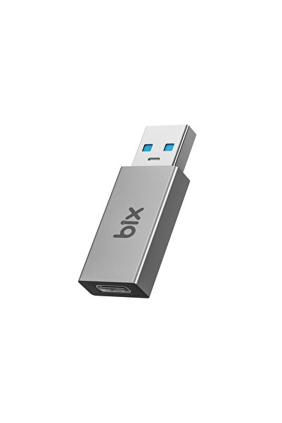 Bix Adp-03 Usb-a 3.0 To Type-c 5a Hızlı Şarj Destekli Çevirici Dönüştürücü Ad...