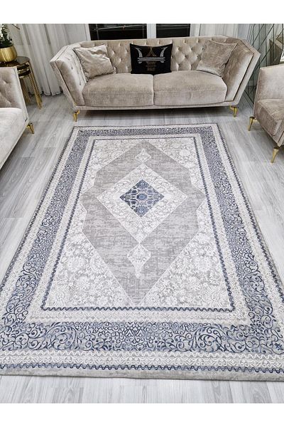 LİMAY 6m2 Sponge Free Washable Carpet Cover - Practical and Decorative Models (200X300)