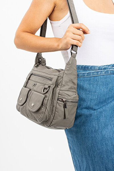 Baginn Geantă de umăr pentru femei Y.S.Leather - Crossbody, Vegan, 25*20 cm, ...