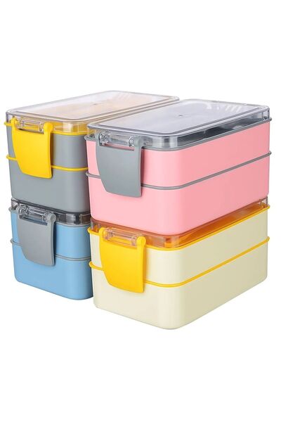 HAMRA HOME Leon Life 900 ml Nutrition and Storage Set - Turquoise Color Lunch Box