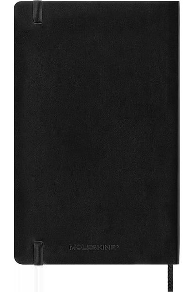 Moleskine Caiet cu puncte Copertă moale L Dimensiune Negru