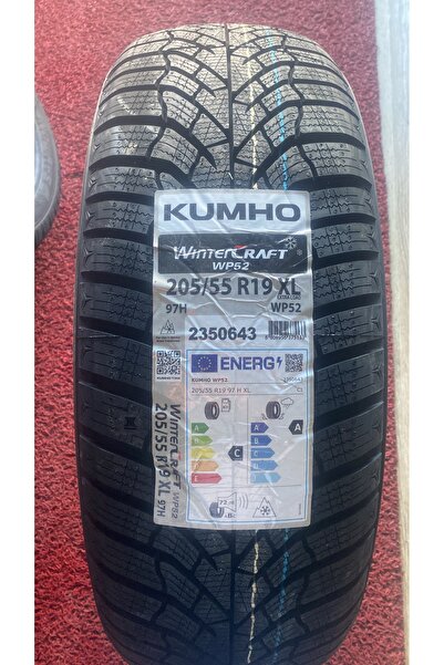 Kumho 205/55R19 XL 97H WİNTERCRAFT  WP52 KIŞ LASTİĞİ (2024 ÜRETİM)