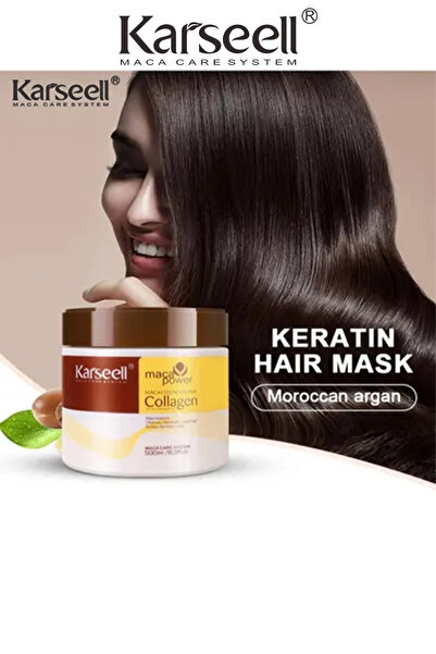 Karseall karseell Collegen Saç Bakım Maskesı Kuru Yıpranmış Boyalı Saçlar Içi...