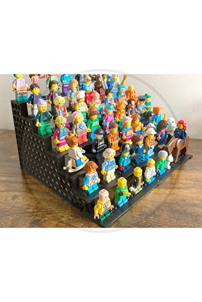 Bi'şeyler Sepeti Brick MiniFig / Minifigure Stand / Display Mini Figürler içi...