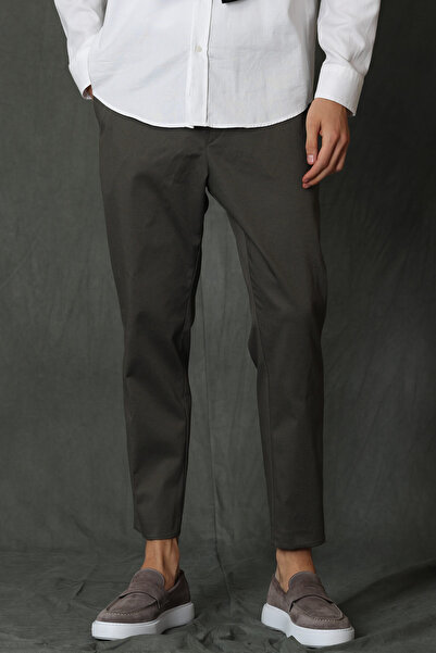 Lufian Bogar Spor Erkek Chino Pantolon Slim Fit Yeşil