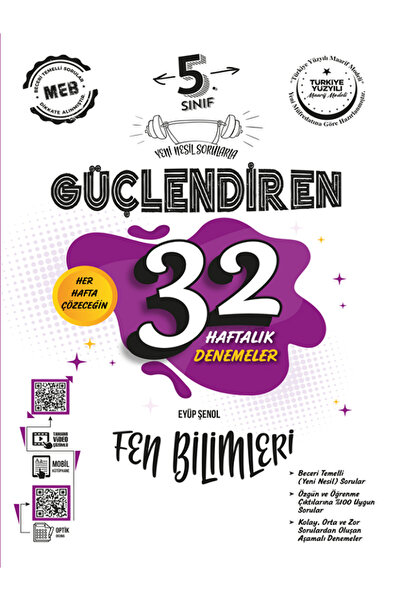 Açı Yayınları 5.Sınıf Ankara Güçlendiren 32 Haftalık FEN BİLİMLERİ Denemeler ...