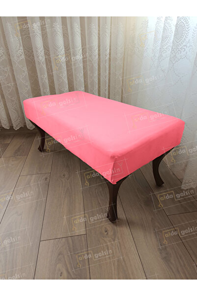 aldagelsin Ayak Ucu Kapı Önü Antre Düz Bench Puf Orta Sehpa Ceviz Ayak (120*45)