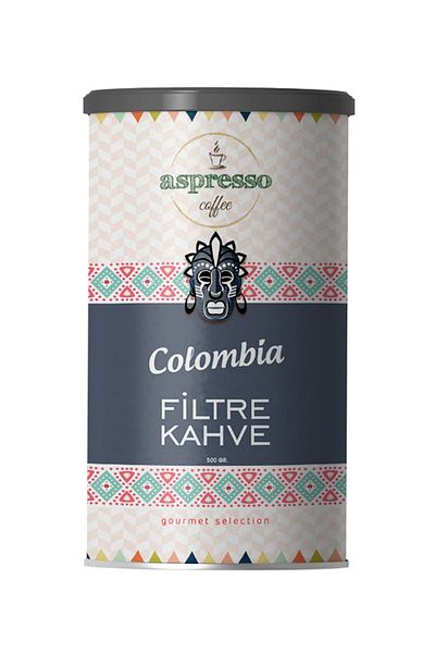Aspresso Colombia Filter Coffee 500 Gr