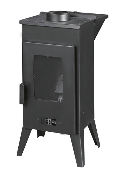 Genel Markalar Geniş Camlı Pelet Şömine Sobası - 5 kW, Ayarlanabilir Isı Teknolojisi