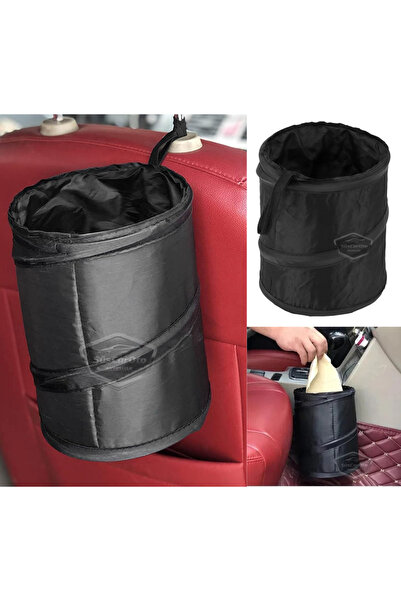 caralp سلة المهملات المحمولة والمحمولة القابلة للطي - وظيفة منظم منفضة سجائر ...