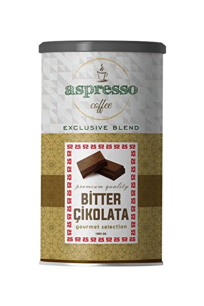 Aspresso Bitter Sıcak Çikolata 1000 Gr.