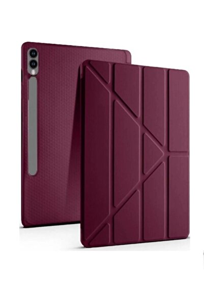 TEKNETSTORE Samsung Galaxy Tab S10+ Plus 12.4" Kalem Bölmeli Uyku Modlu Arkas...
