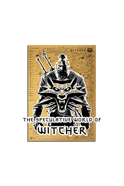 Talented Bears Workshop The Witcher Dünya Haritası 70*100cm, Northern Kingdom...