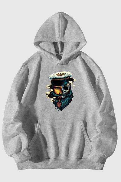 Moda Glo Hanorac cu glugă Captain unisex