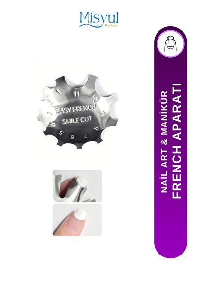 Misyul Metal French Aparatı , Nail Art ve Manikür Aksesuarı , French Yapım Ap...