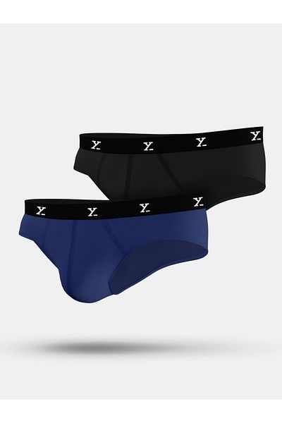 XYXX By Styli Pack of 2 - Logo Waistband Modal Briefs