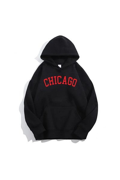 Moda Glo Unisex Chicago Hooded Sweatshirt