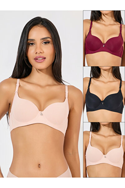 Styli Pack of 3 - Padded Wired Push Up Bra