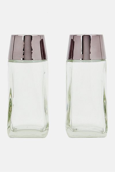 Cuisinart 2 Pack Salt And Pepper Shakers Set, Transparent