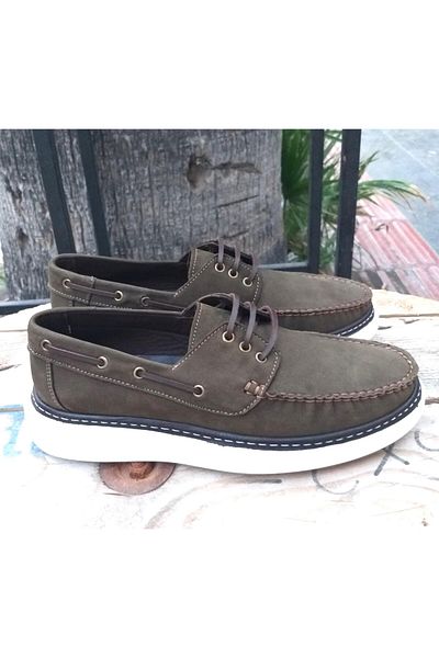 Bulldozer 231066 Ανδρικό γνήσιο δέρμα Nubuck - Παπούτσια Navigator Marine Casual με υψηλή άνεση
