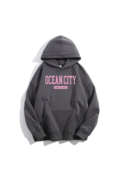 Moda Glo Unisex Ocean City Hooded Sweatshirt