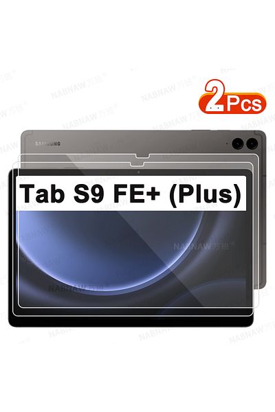Choice 2P-Tab S9 FE Plus 2 Pieces HD Scratch Proof Screen Protector Tempered Glass For Samsung Galaxy Tab S