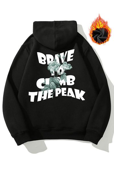 Moda Glo Hanorac unisex Brave Written