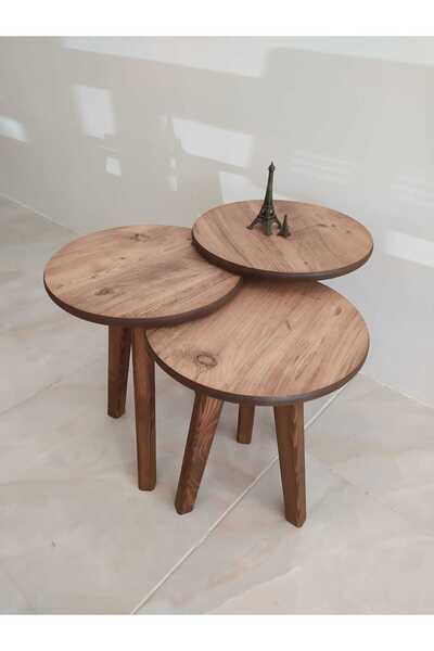 uğurlubaylar dekoratif 3 lü zigon sehpa