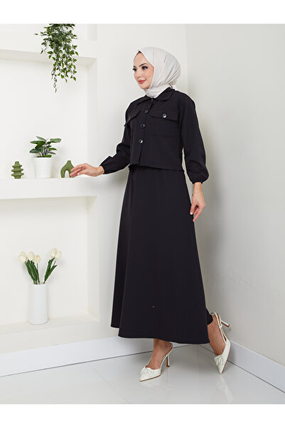 VOLT CLOTHİNG Γυναικείο Σετ Πουκάμισο Φούστα