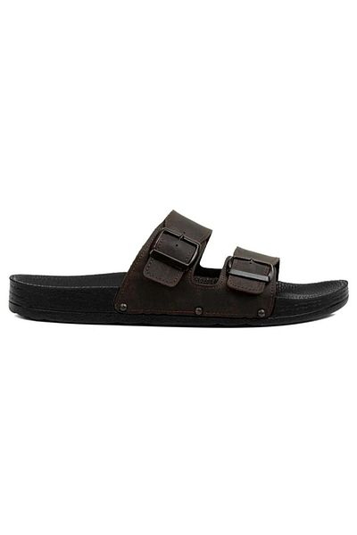 Pierre Cardin Men's Buckle Pc-7241 Double Band Slippers