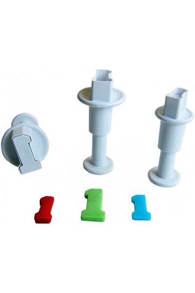 Deniz Party Store 1 Year Old Mini Injector Snatch Sugar Dough Small Size Pressing Mold 3 Pieces