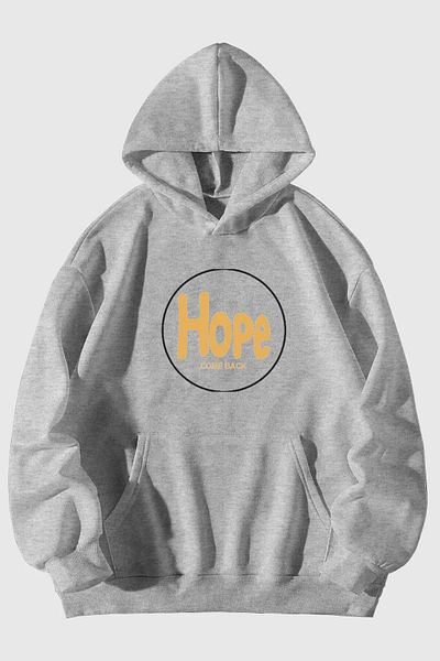Moda Glo Унисекс суитшърт с качулка Hope
