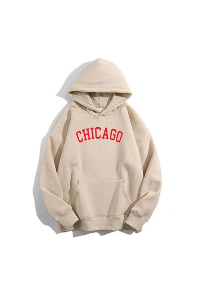 Moda Glo Φούτερ με κουκούλα Chicago Unisex