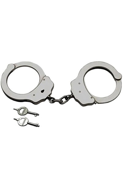 askeritaktikstore Çift Anahtarlı Çelik Polis Kelepçesi