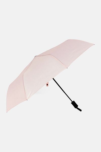 Aerosoles Floral Printed Travel Umbrella Auto Open And Close Button, Pink