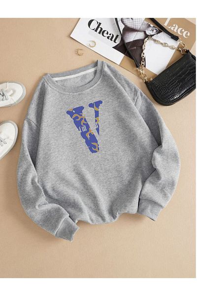 Moda Glo Hanorac unisex din bumbac cu decolteu cu imprimeu Dalm Angels