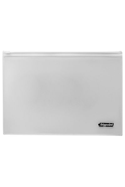 Bigpoint A4 Pp Clear Document File - 12 Ziplock Bags
