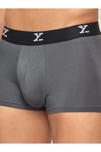 XYXX By Styli سروال داخلي مطاطي من مودال مع مطاط يحمل العلامة التجارية