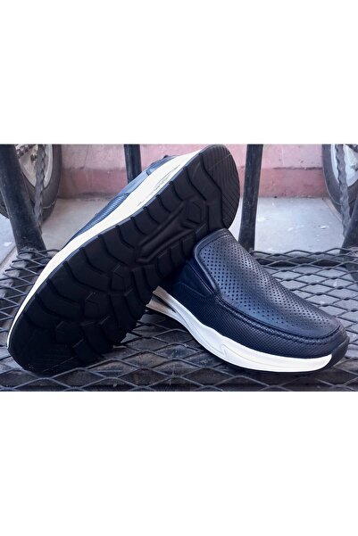 MARCOMEN 19492 Men's Ultra Comfort Anatomical Genuine Leather Casual Shoes - Imported Sole, Laceless