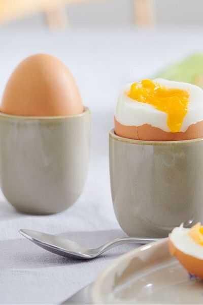 Tchibo 4 Pcs Egg Cups, Beige