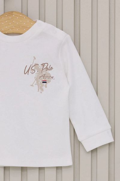 U.S. Polo Assn. US Polo AssnWhite Baby Boy Set